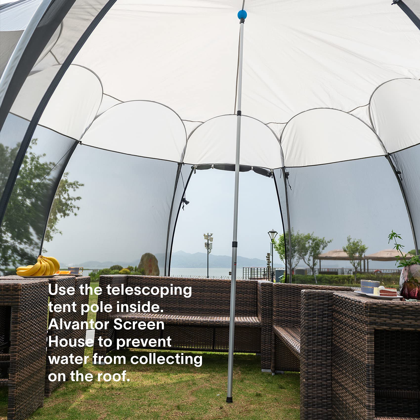 Alvantor twist-lock segments provide reliable height adjustments without collapsing.