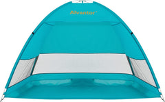 Alvantor Beach Tent in automatic pop-up design for quick shade at the beach.