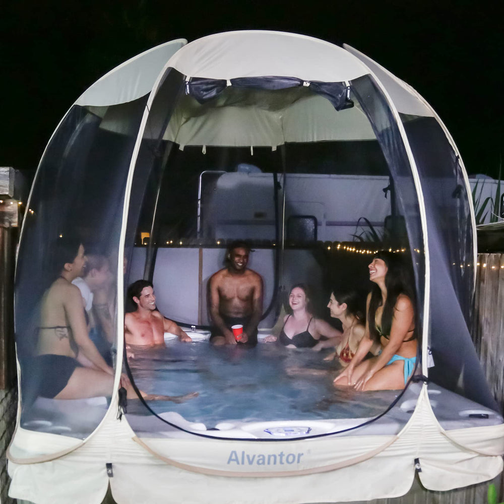 Alvantor pop-up tent indoors and outdoors for quick shade breaks.