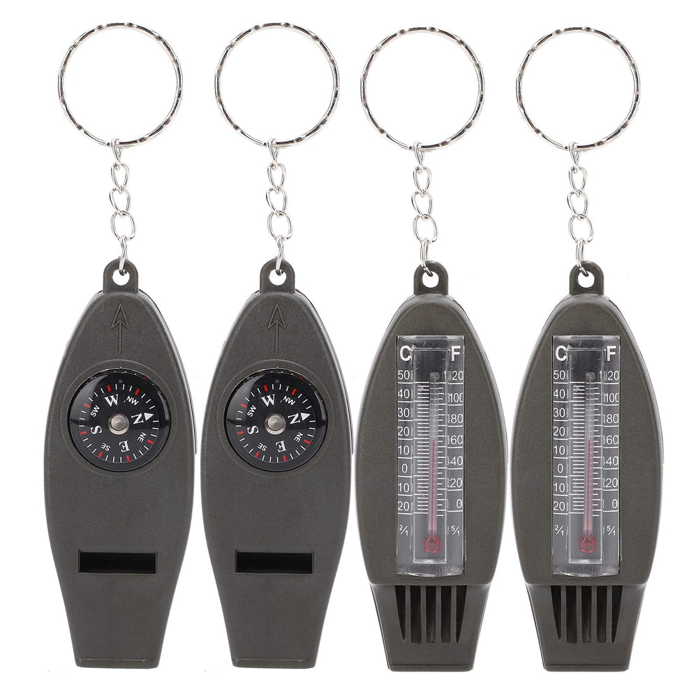 Alvinlite 4in1 survival whistle for portable signaling and direction finding