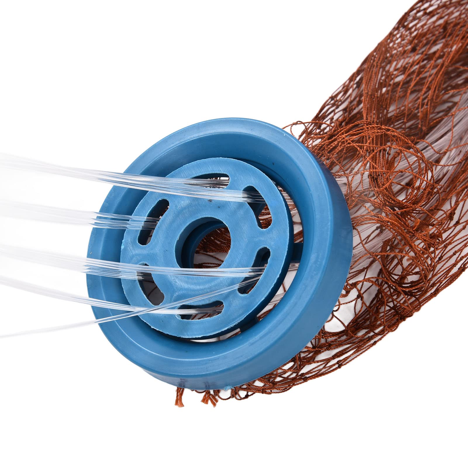 Alvinlite cast net long hand rope section highlight extended reach for catching more fish