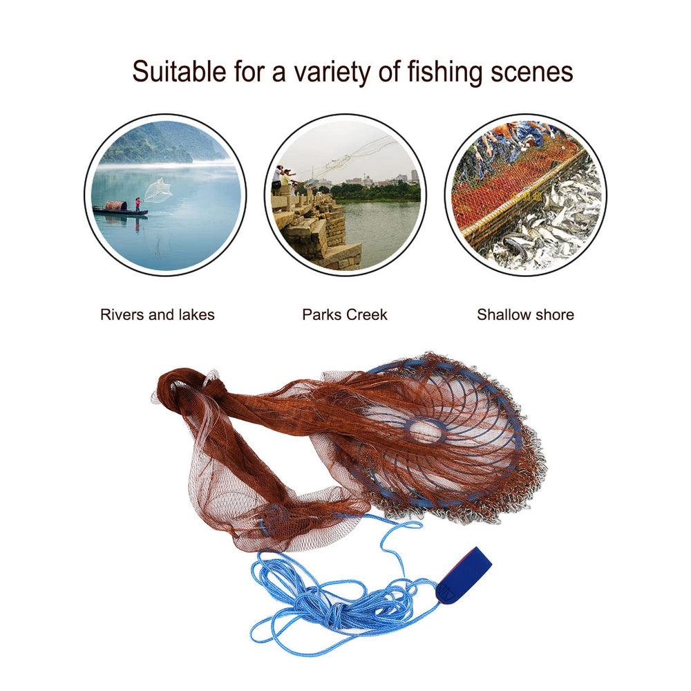 Alvinlite cast net compact case and carry solution for on-the-go fishermen
