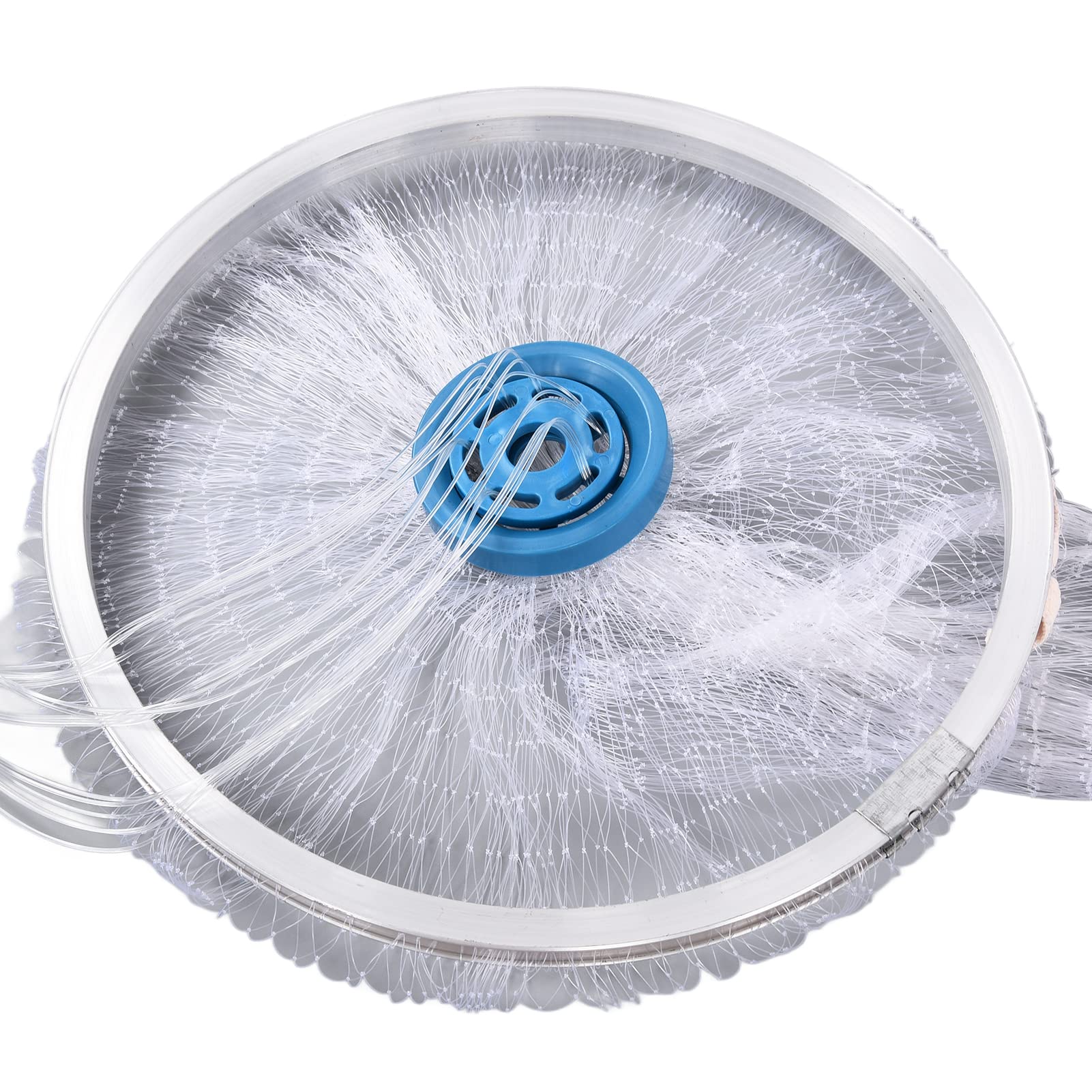 Alvinlite Cast Net catches bait efficiently, reducing waste and time.