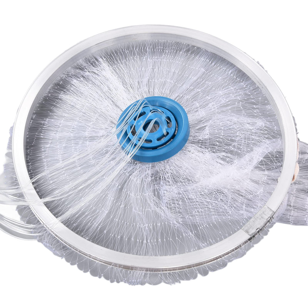 Alvinlite Cast Net catches bait efficiently, reducing waste and time.