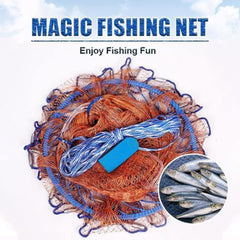 Alvinlite cast net easy-to-throw design for accurate baiting at range
