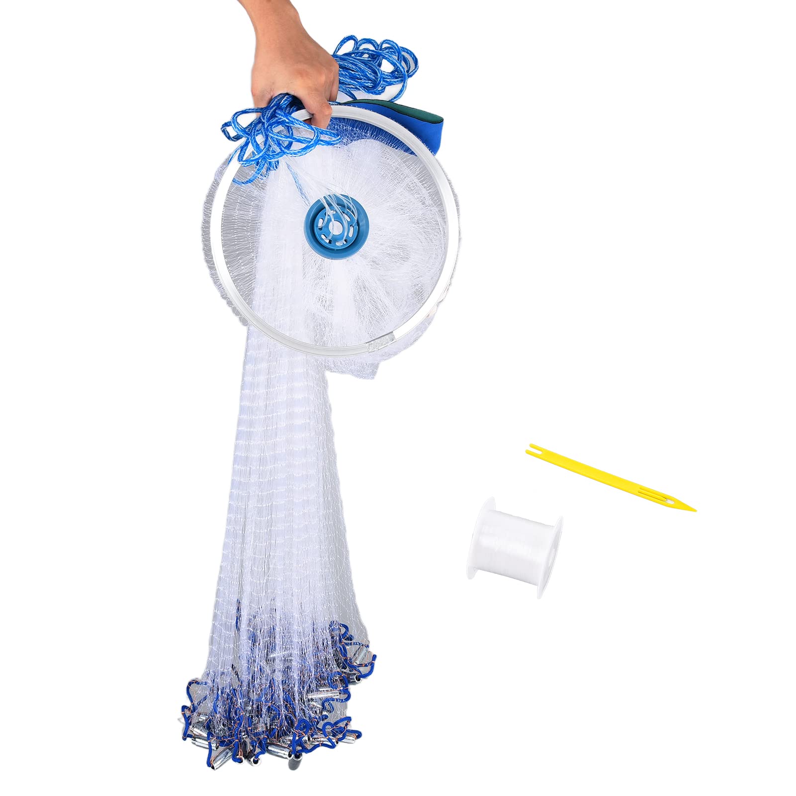 Alvinlite Cast Net suits both professional and casual saltwater fishing.