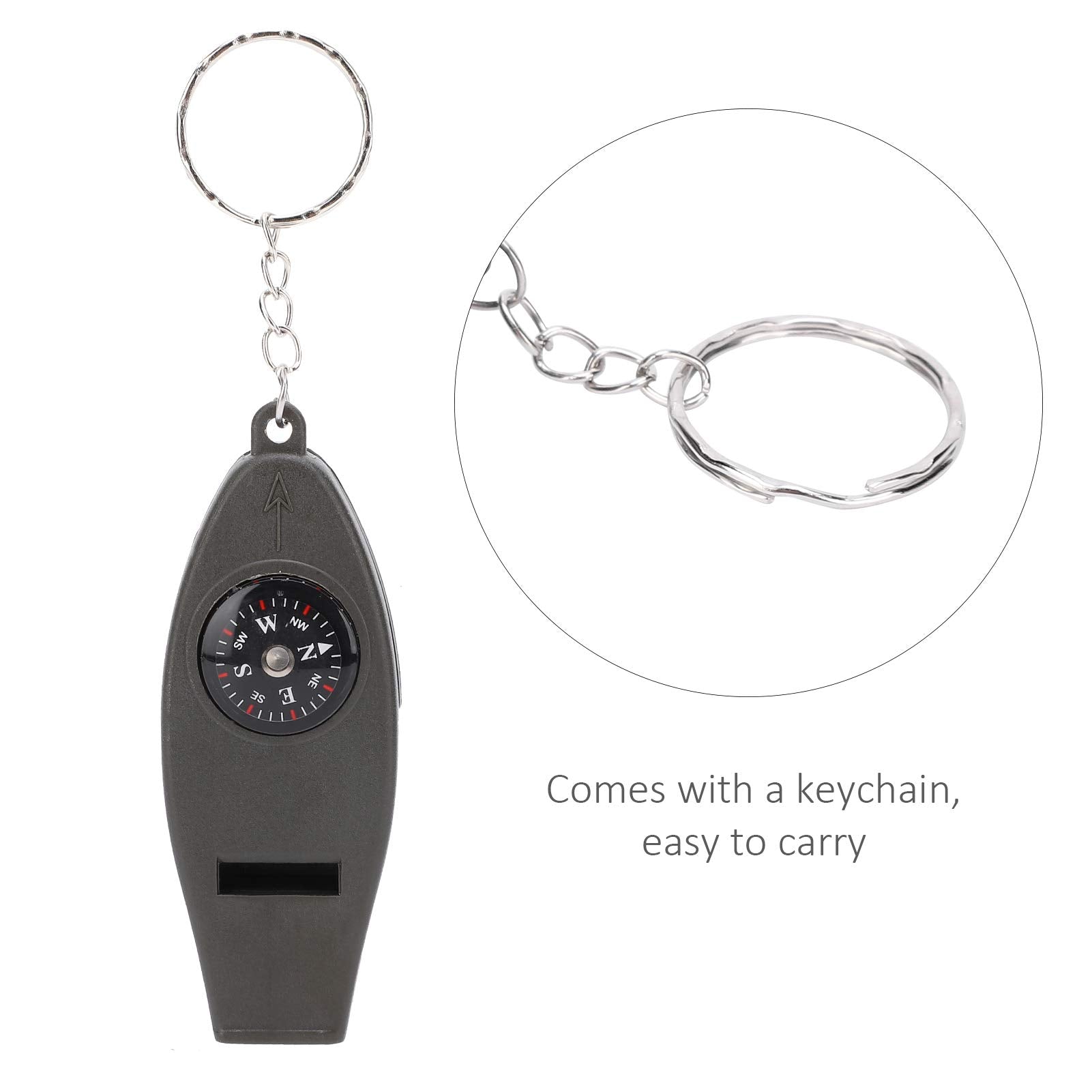 Alvinlite loud emergency whistle provides reliable signaling in outdoor situations