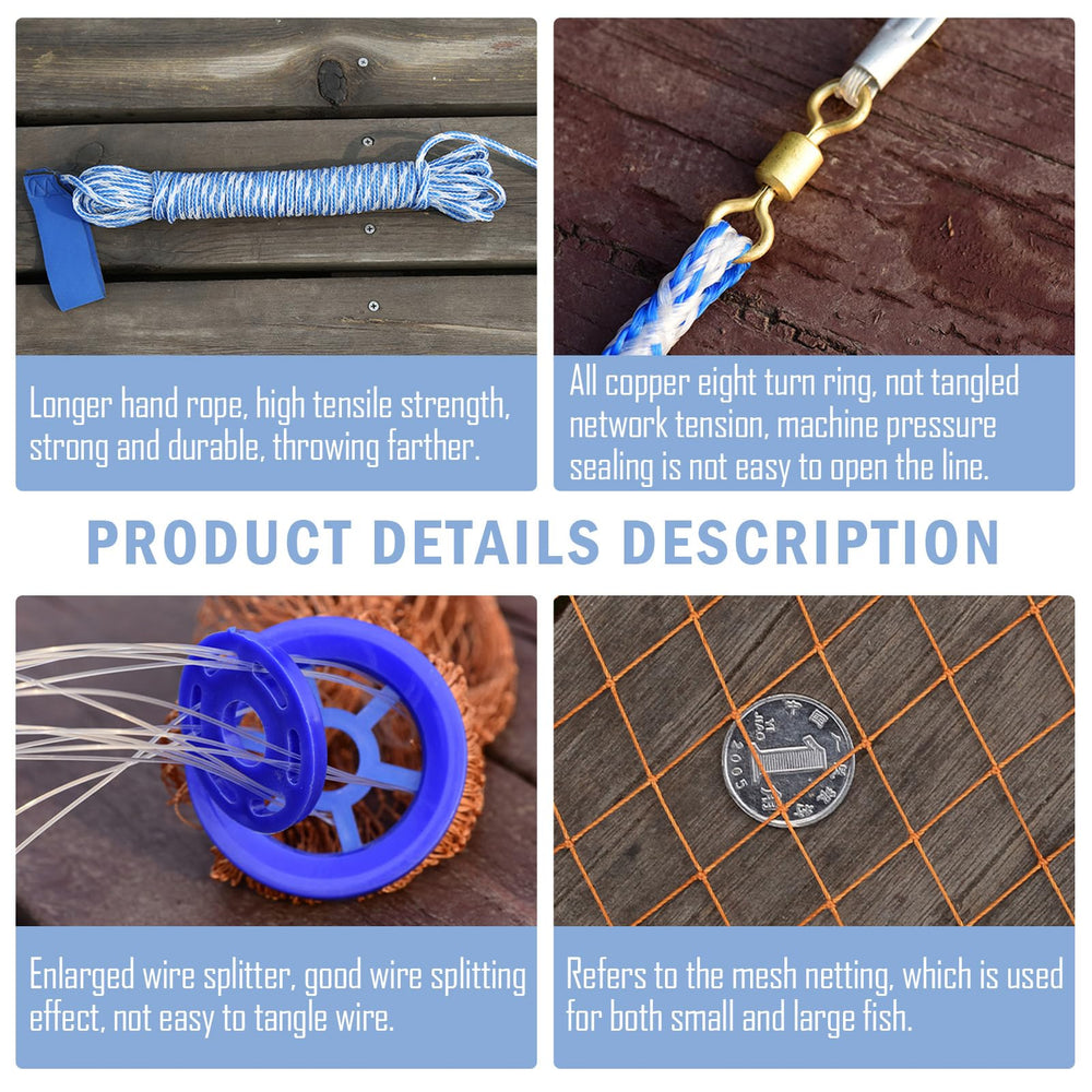 Alvinlite net works in freshwater and saltwater environments for bait use.