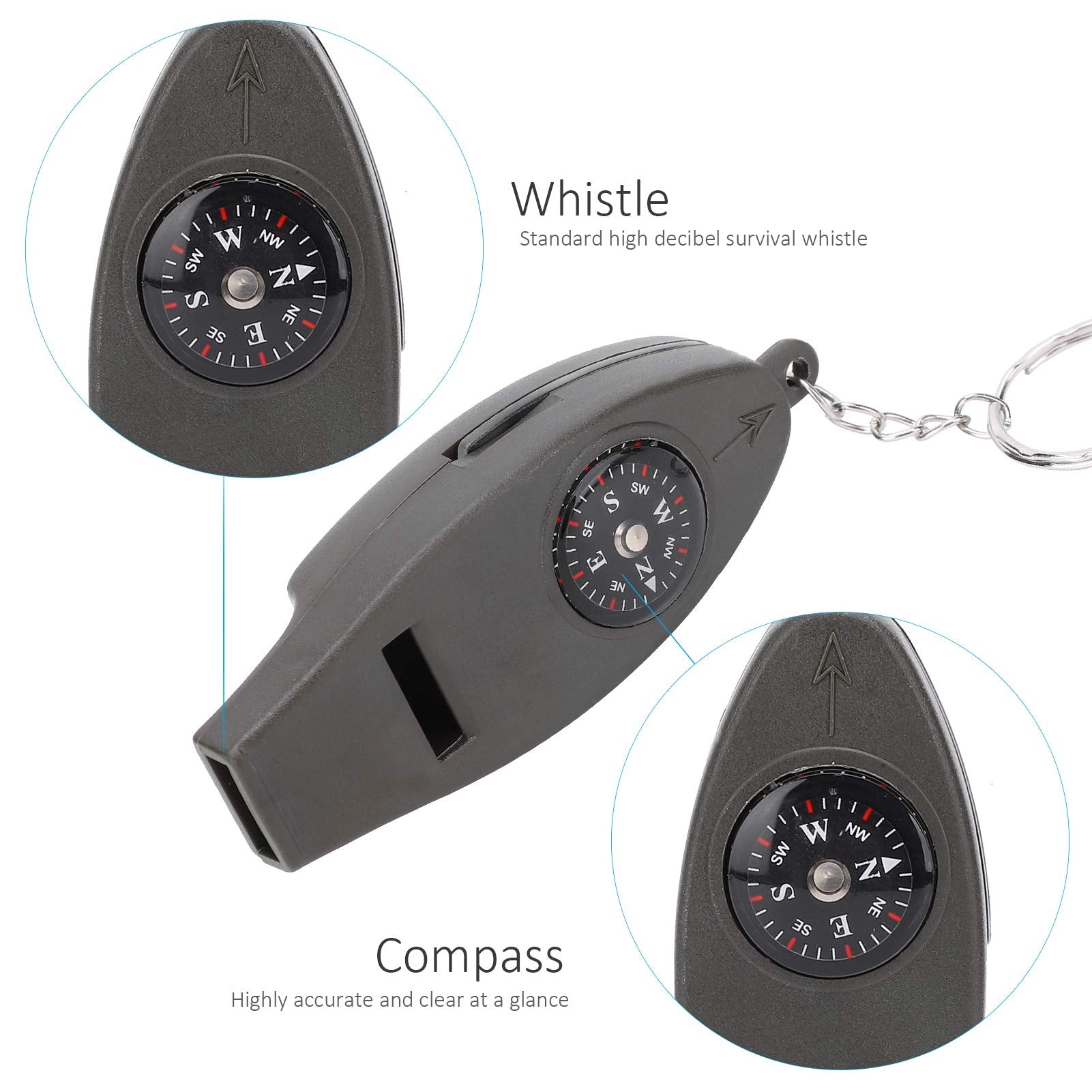 Alvinlite thermometer function helps monitor outdoor temperature during activities