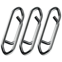 Alwonder 50Pcs speed clips set, 75LB stainless steel fishing snaps