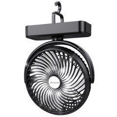 AMACOOL camping fan front view with 7-inch head for wide airflow