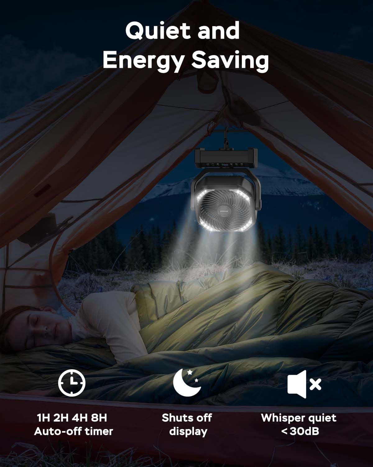 AMACOOL 16-LED light supports late-night tasks and safety in darkness