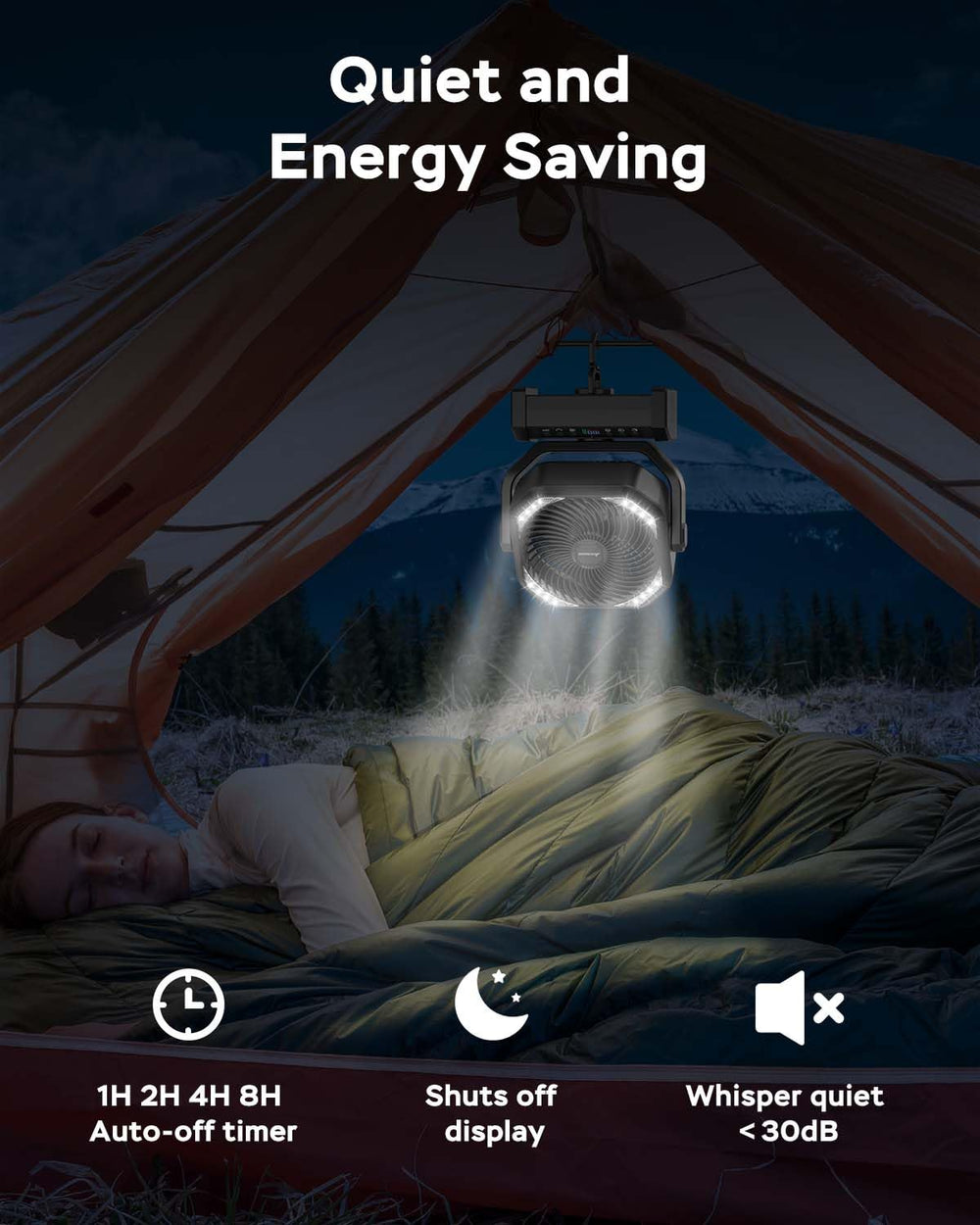 AMACOOL 16-LED light supports late-night tasks and safety in darkness