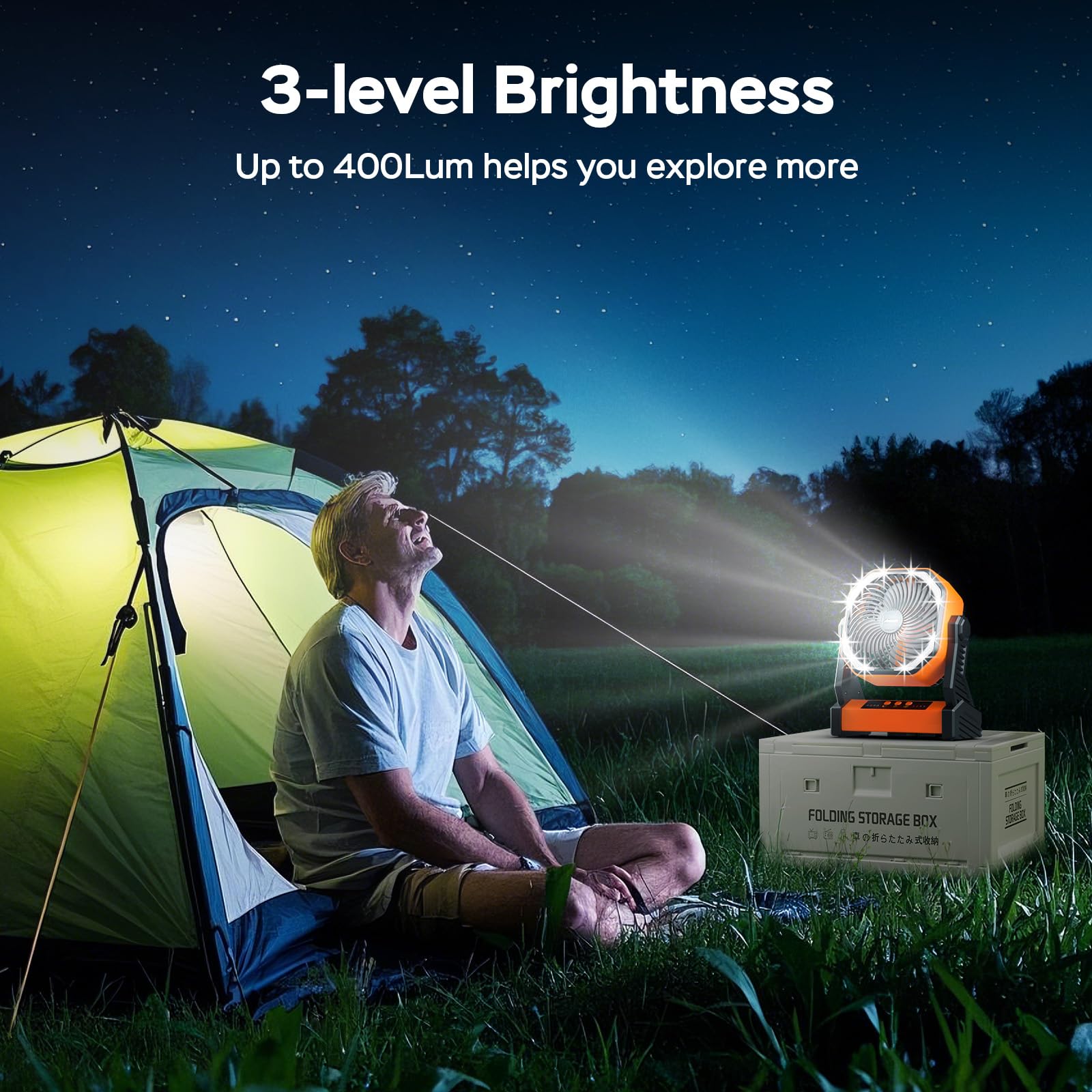 AMACOOL USB-C USB-A ports for charging devices during adventures.