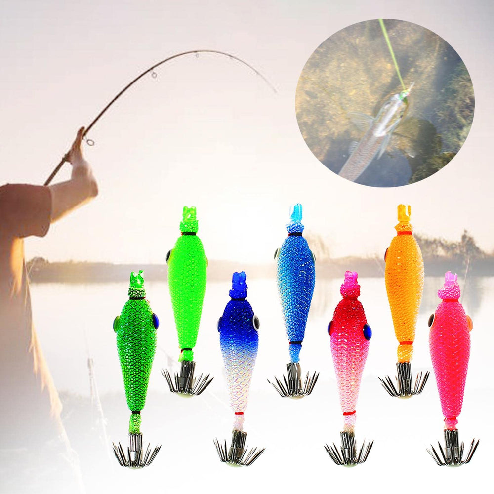 Durable stainless steel Amagogo squid jig hooks for saltwater and freshwater