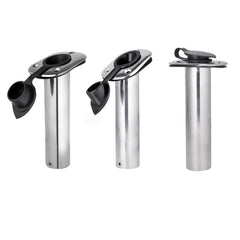 Tap-in installation of rod holder liner with waterproof cap