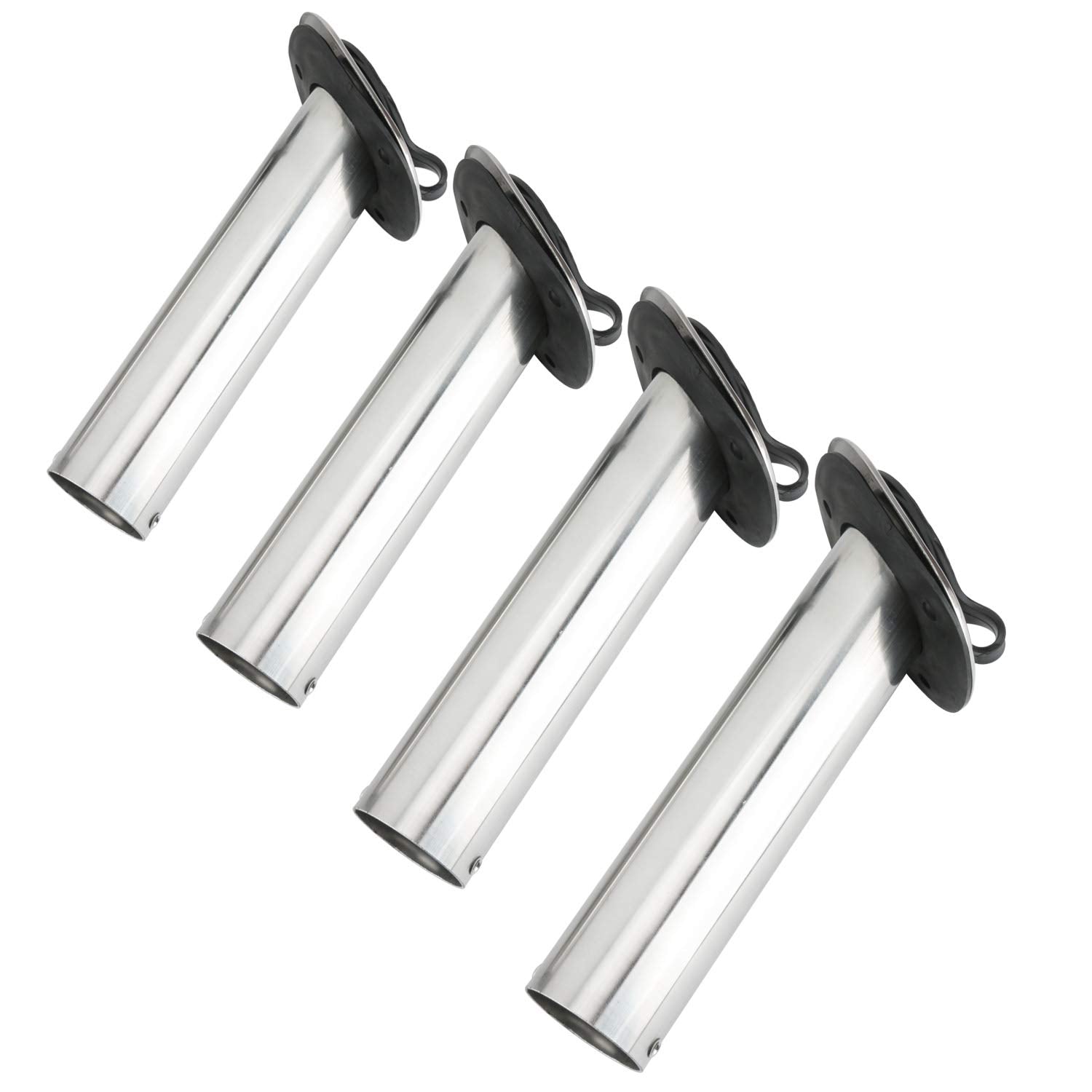 Polished 304 stainless steel top plate and tubing for rod holder