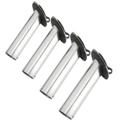 Polished 304 stainless steel top plate and tubing for rod holder