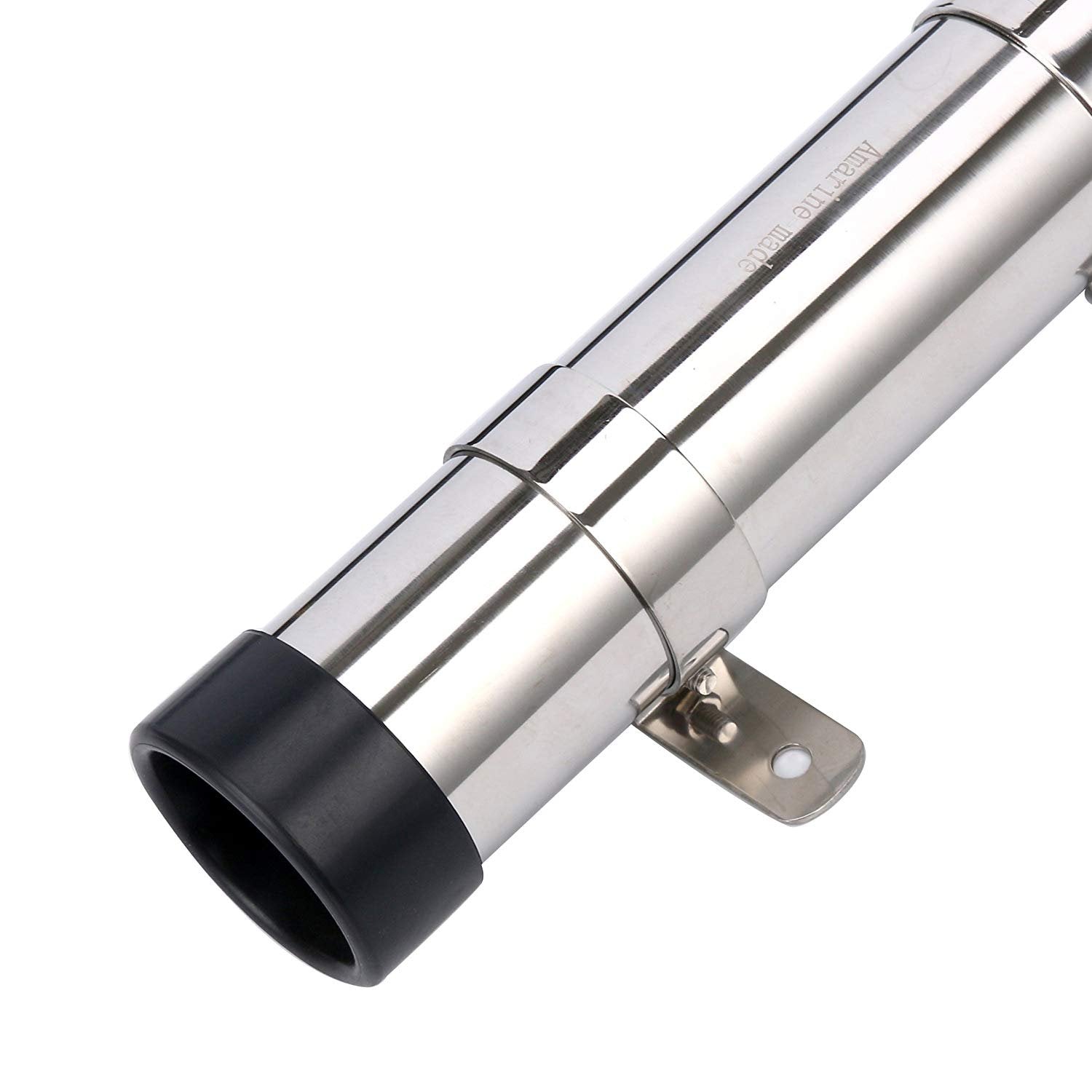 Base with stopper pin and drainage feature
