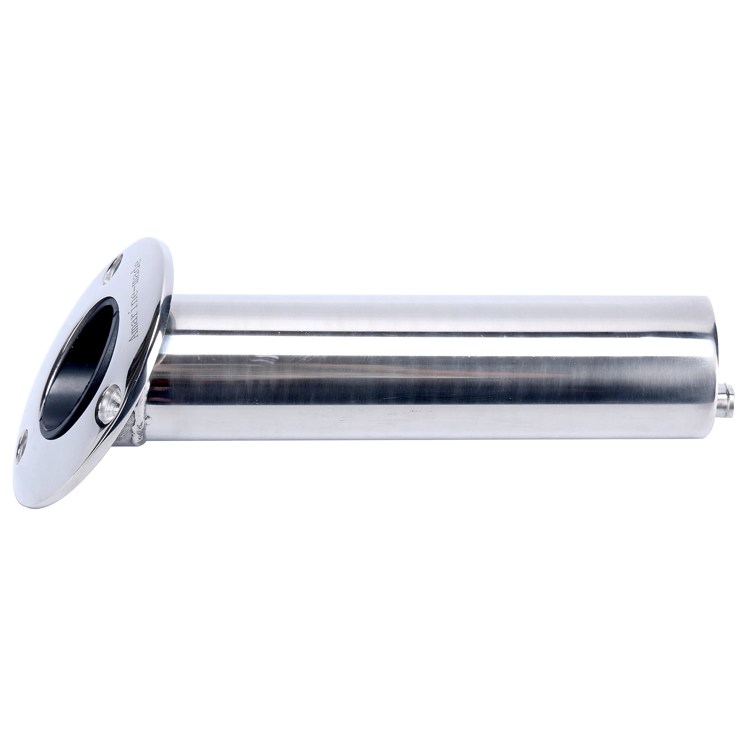Rod holders mounted on boat gunnel at 30 degree angle