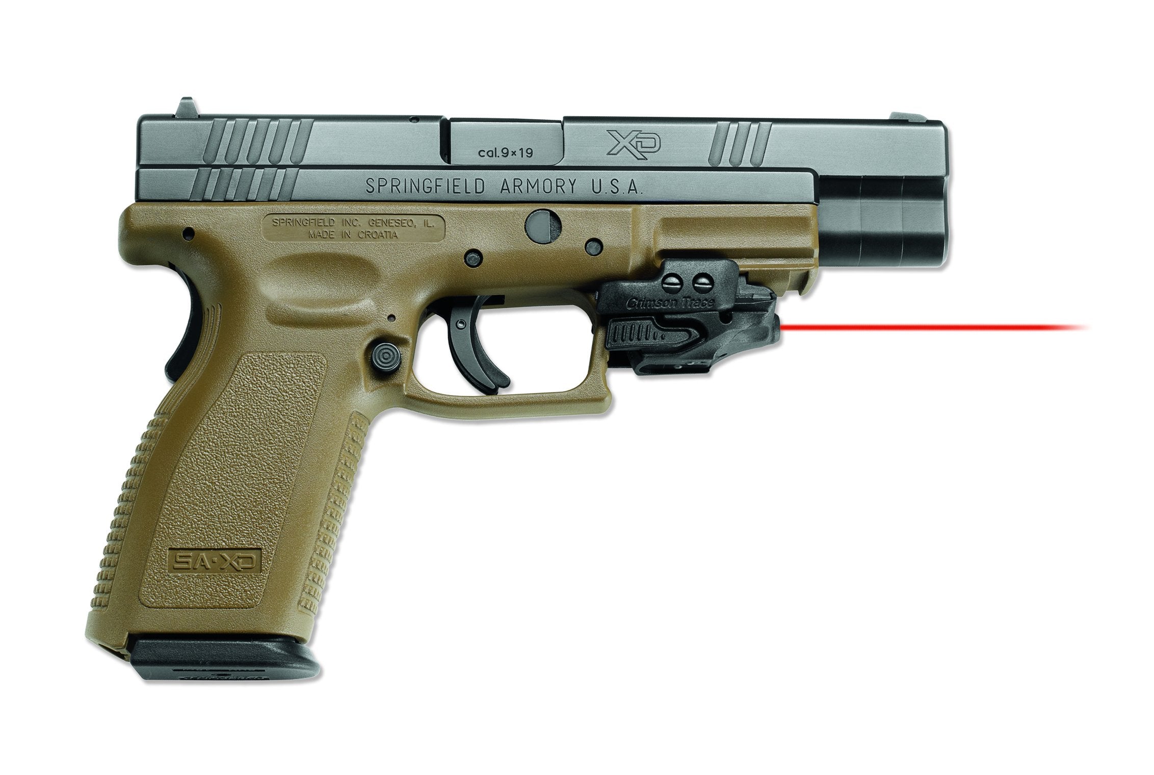 Ambidextrous tap-on/tap-off activation on Rail Master