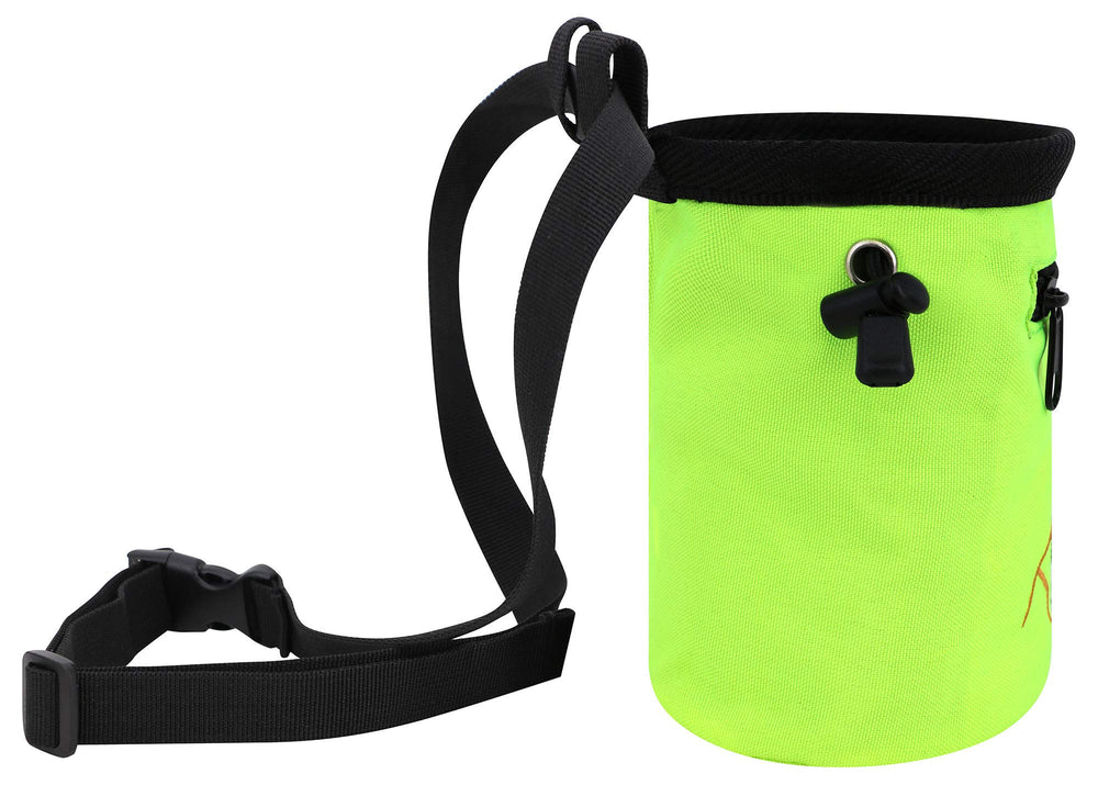 AMC compact chalk bag keeps gear unobtrusive during climbs