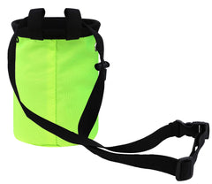 AMC fleece-lined chalk bag delivers comfortable use on walls