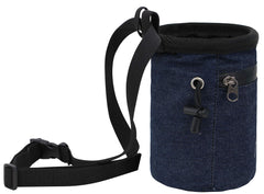AMC Rock Climbing Chalk Bag panda embroidery detail adds stylish visibility on climbs.