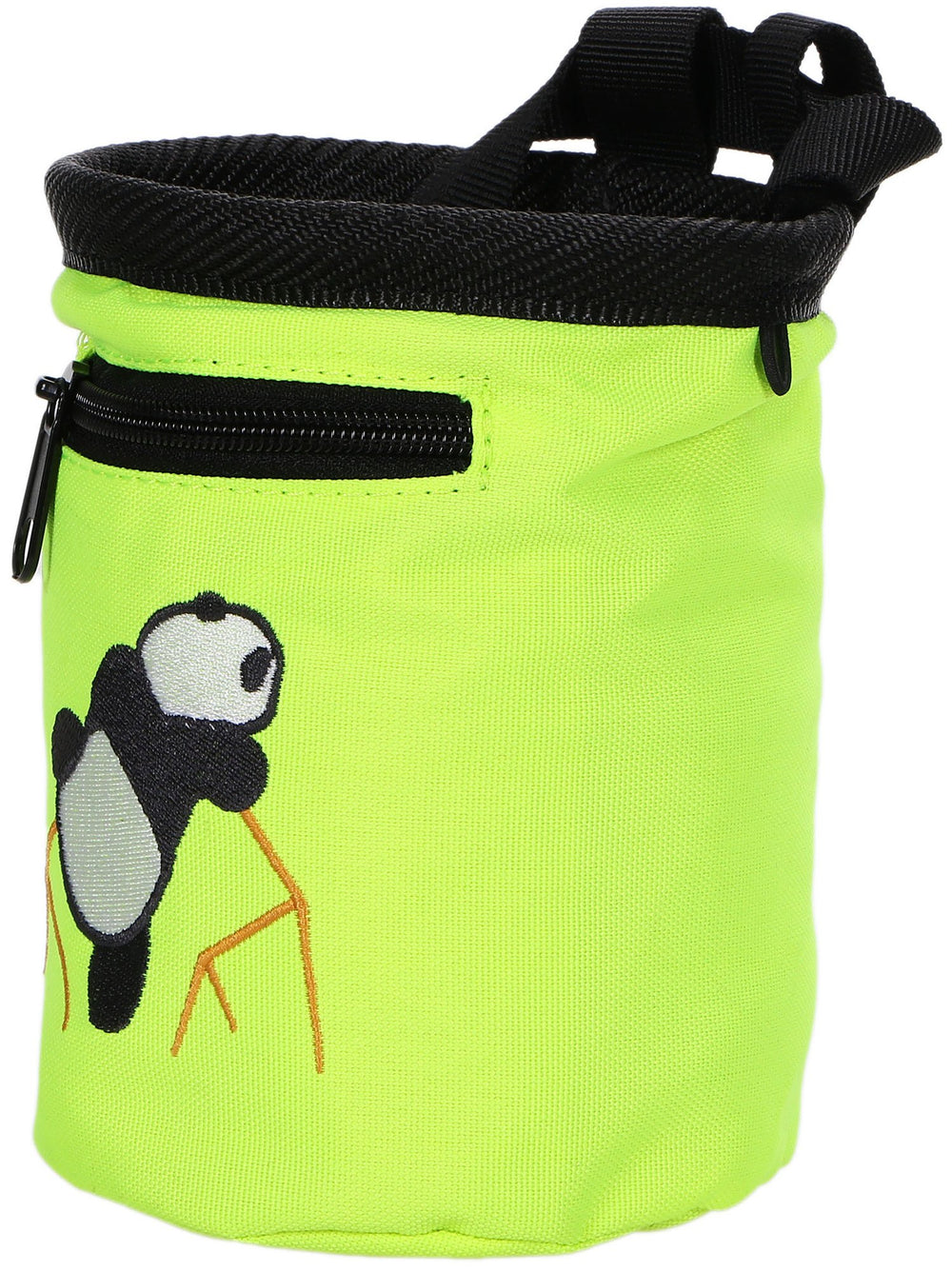 AMC chalk bag fleece lining offers gentle contact and chalk retention