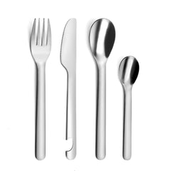 Amefa Mobil 4-piece stainless steel cutlery set ready for daily use