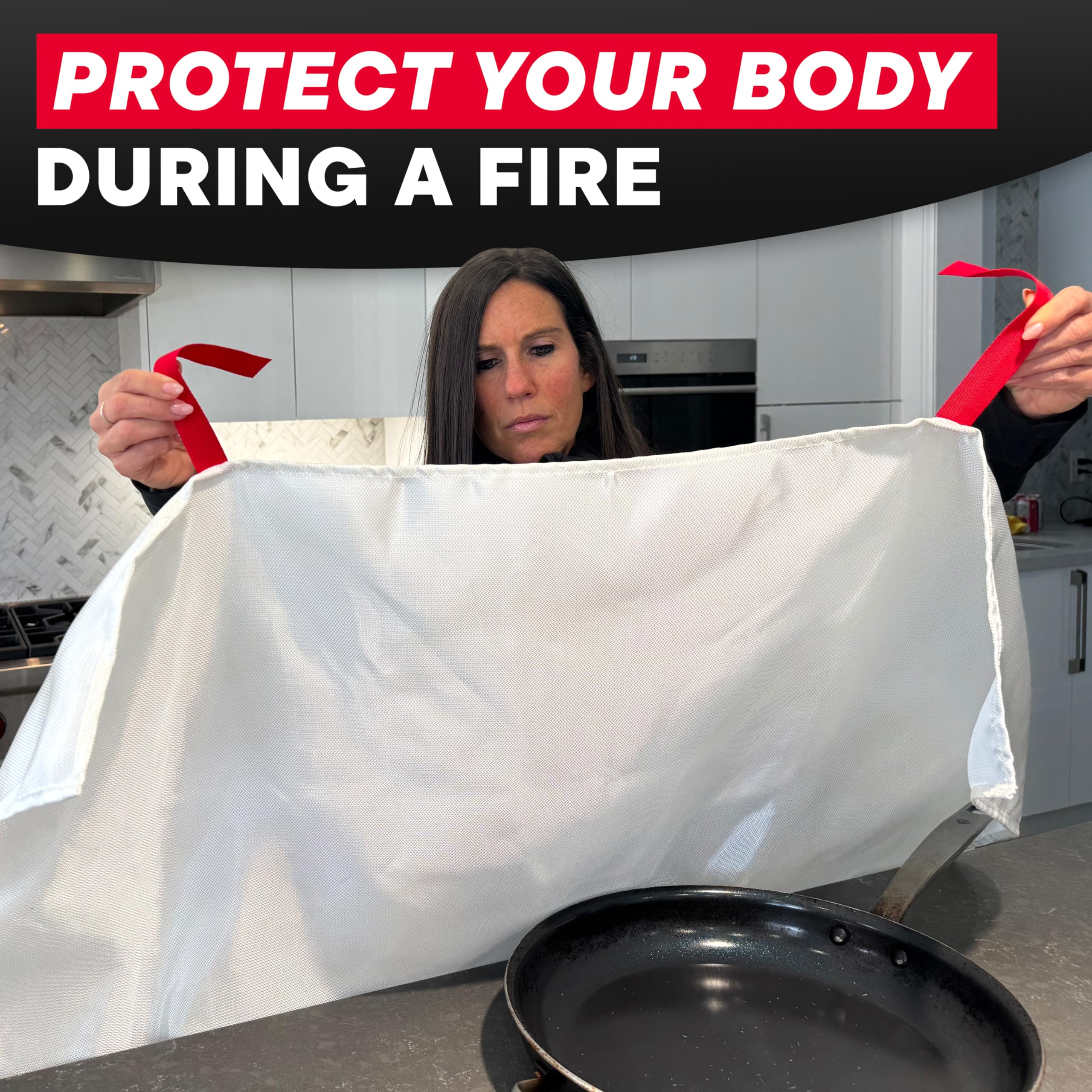 America Fire Blanket never-expires image underscores maintenance-free reliability