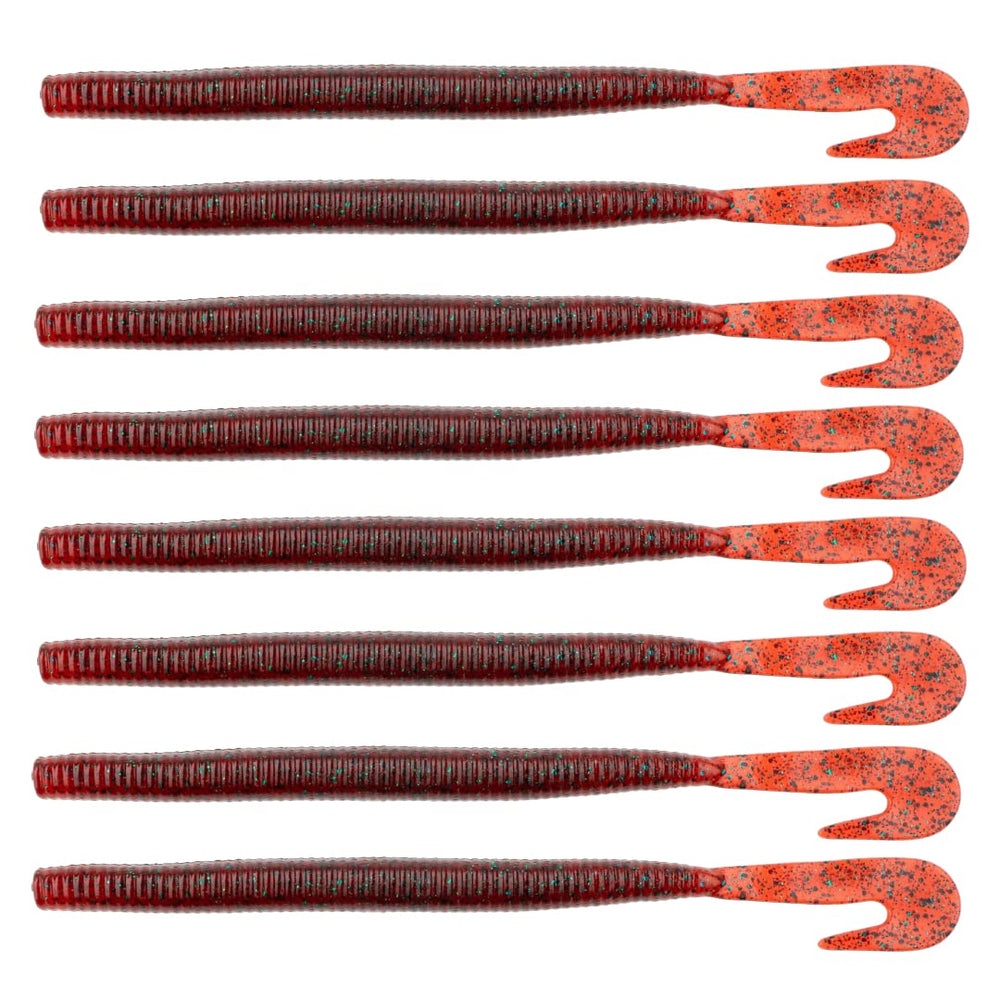 American BaitWorks BAITFUEL Mega Bopper red bug, 7.7 inches, designed to attract fish.