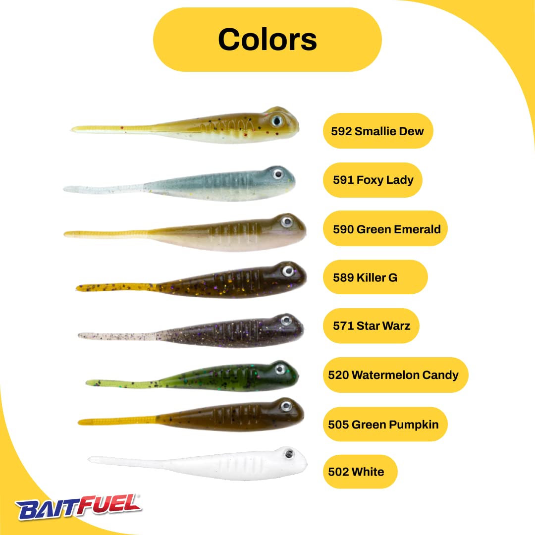 American Baitworks BAITFUEL Drifter Minnow packaging illustrating quick scent release.