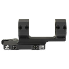 AM DEF Delta scope mount installed on a rifle for secure aiming