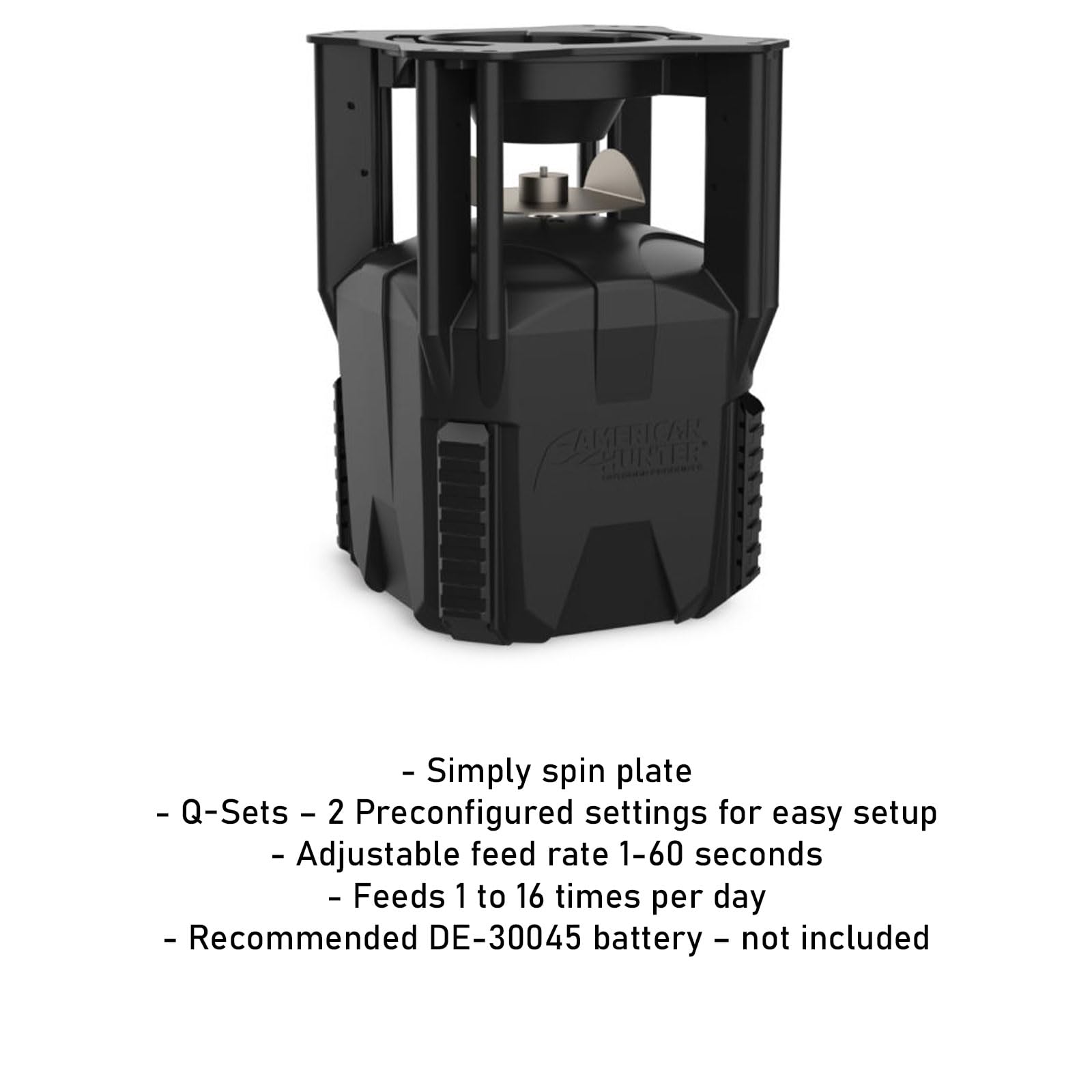 AMERICAN HUNTER 30 Gal nesting hopper legs twist-lock stability ensures sturdy setup