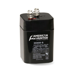 AMERICAN HUNTER 6V 5Ah HR battery with spring-top design for durable feeder energy