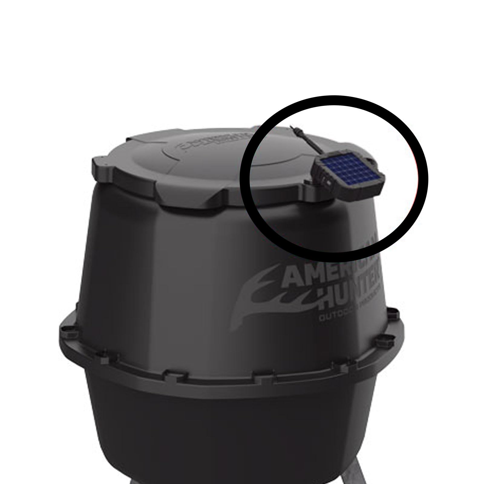 Internal rechargeable battery and 5ft conduit cable for watertight feeder connection