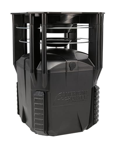 American Hunter WF nesting hopper multicolor design shown for space-saving stacking.