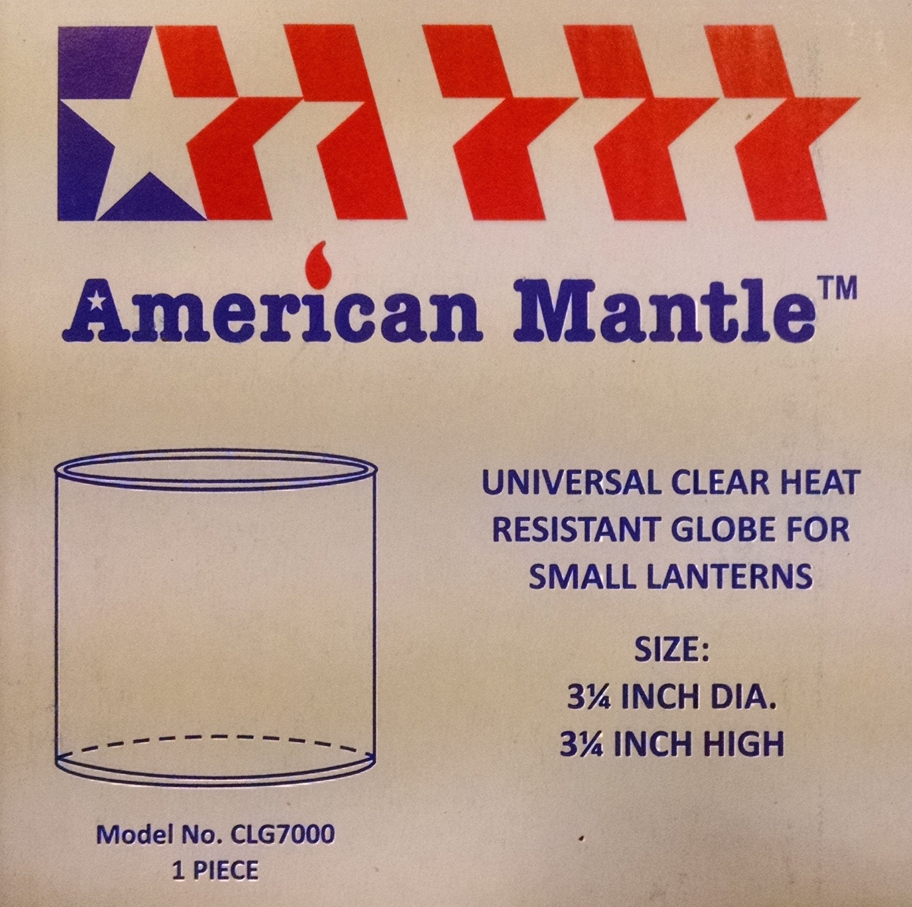 American Mantle replacement ideal for camping or backyard evenings.