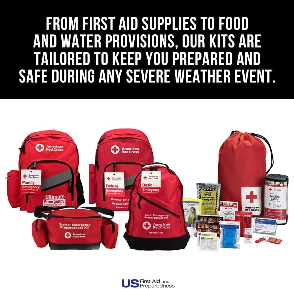 American Red Cross pocket first-aid kit and 12-hour light stick for visibility