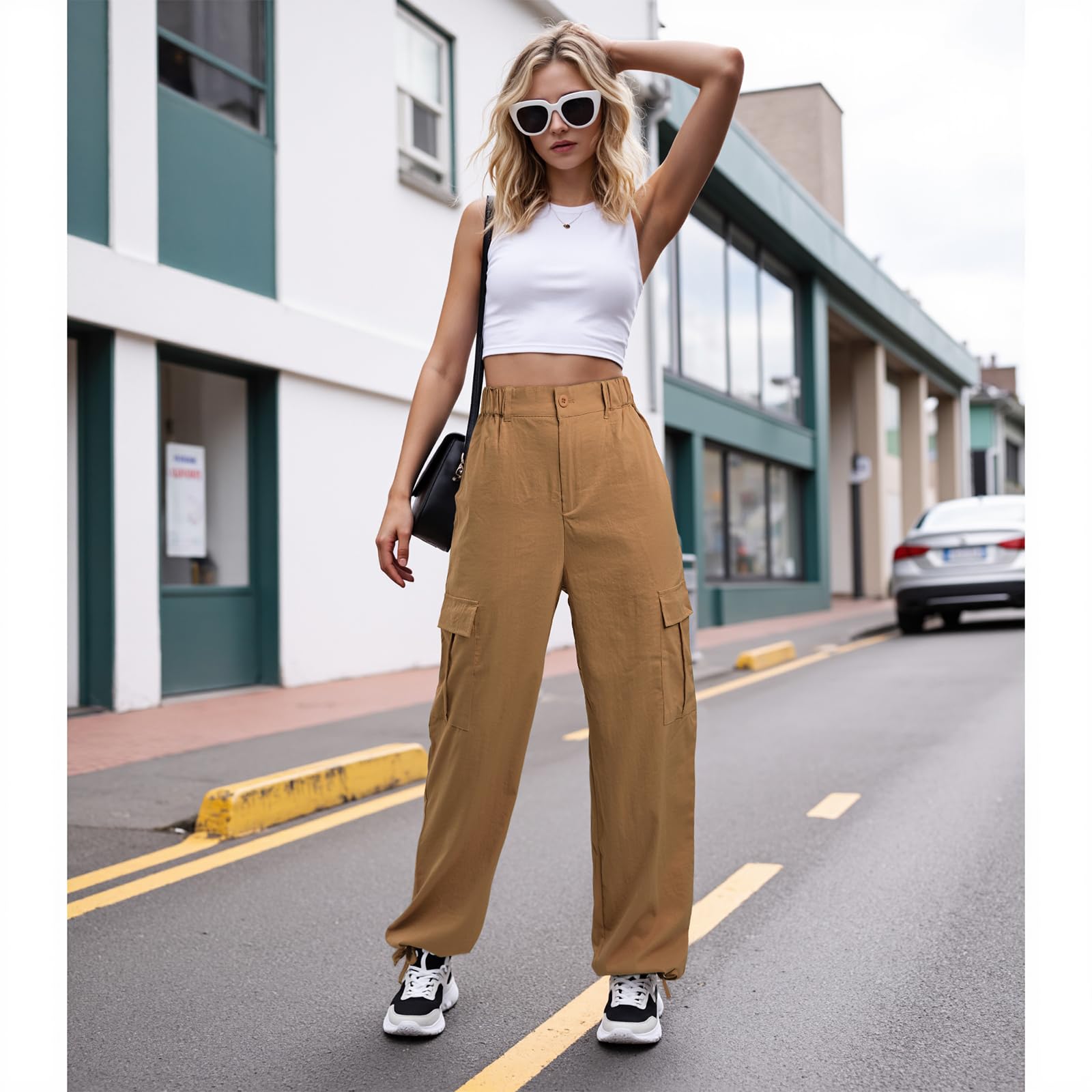 American Trends cargo pants women full-length style offers versatile everyday wear