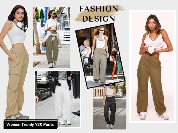 American Trends cargo pants lightweight fabric supports easy movement