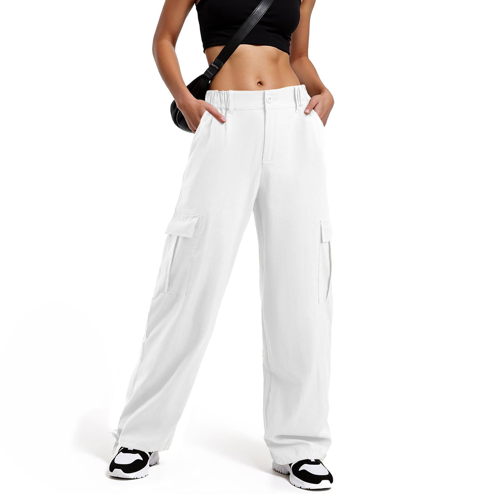 American Trends cargo pants for women pocket detail showing secure storage