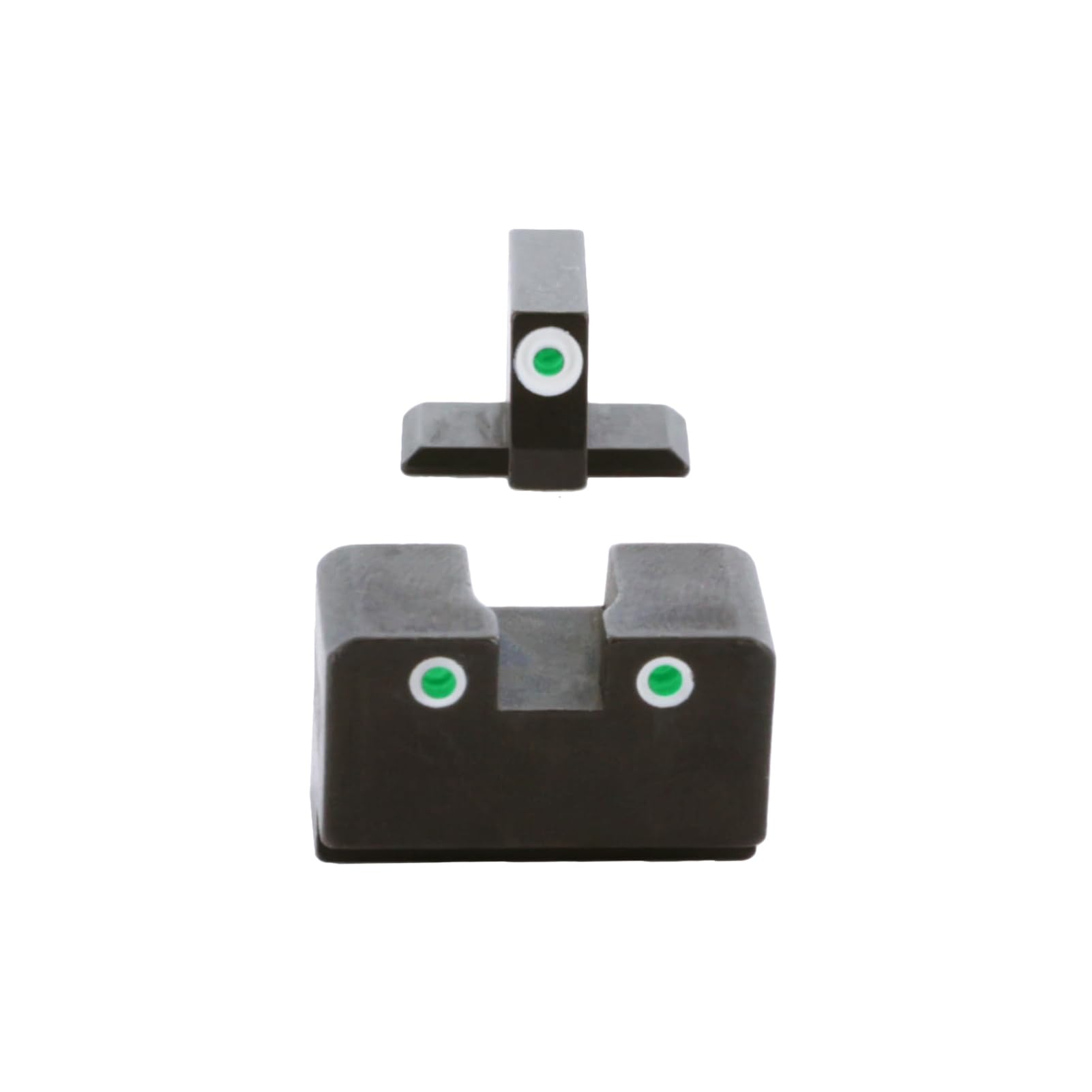 AmeriGlo Classic rear sight with two tritium lamps for precise low-light alignment