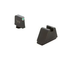 AmeriGlo front sight 407 tall with green tritium and white outline for Glock