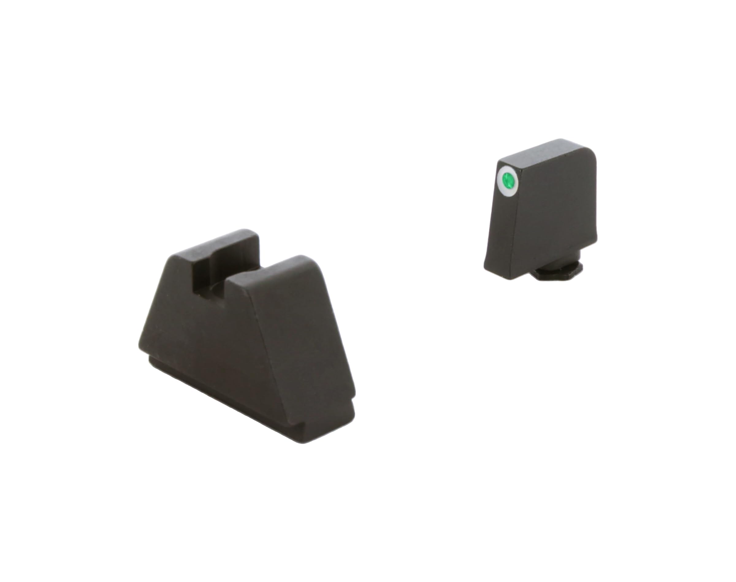 AmeriGlo optic-compatible sight on Glock for precise aiming with dot
