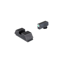 AmeriGlo optic-compatible Glock sight set ready for co-witness with red dot.