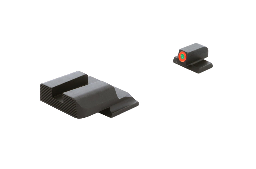 AmeriGlo Protector sight set on M&P Shield supports quick front sight focus for concealed carry.