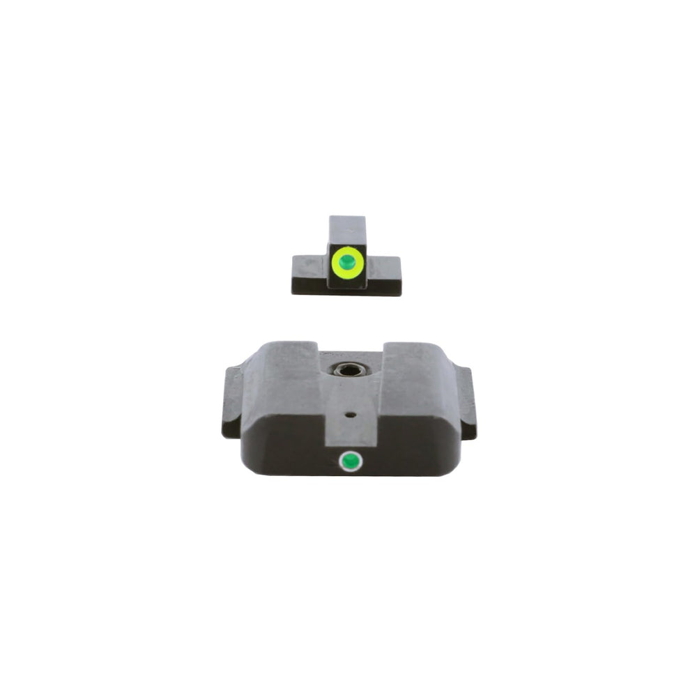 AmeriGlo I-Dot Green rear sight dot improves quick alignment in dim light.