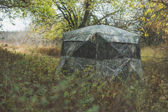 Ameristep Banshee 180-degree shooting window for broad visibility